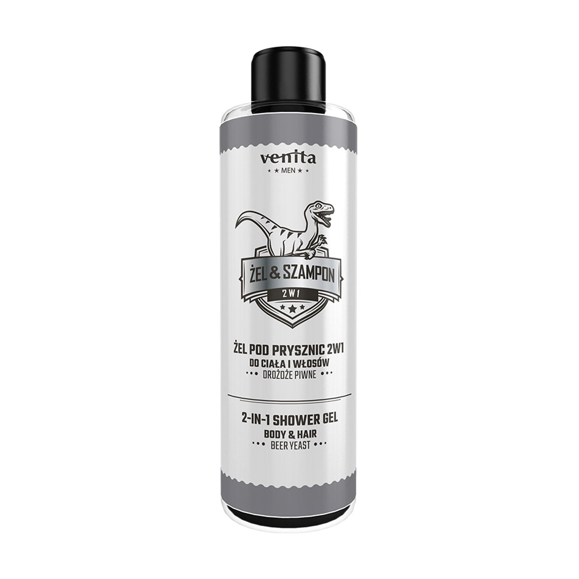 Чоловічий гель для миття тіла та волосся 2в1 Venita Men 2 in 1 Shower Gel Body &amp; Hair, 300 мл